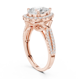 2.344 CT Pear  & Round Lab Grown Diamond Ring | WOKE (Copy)
