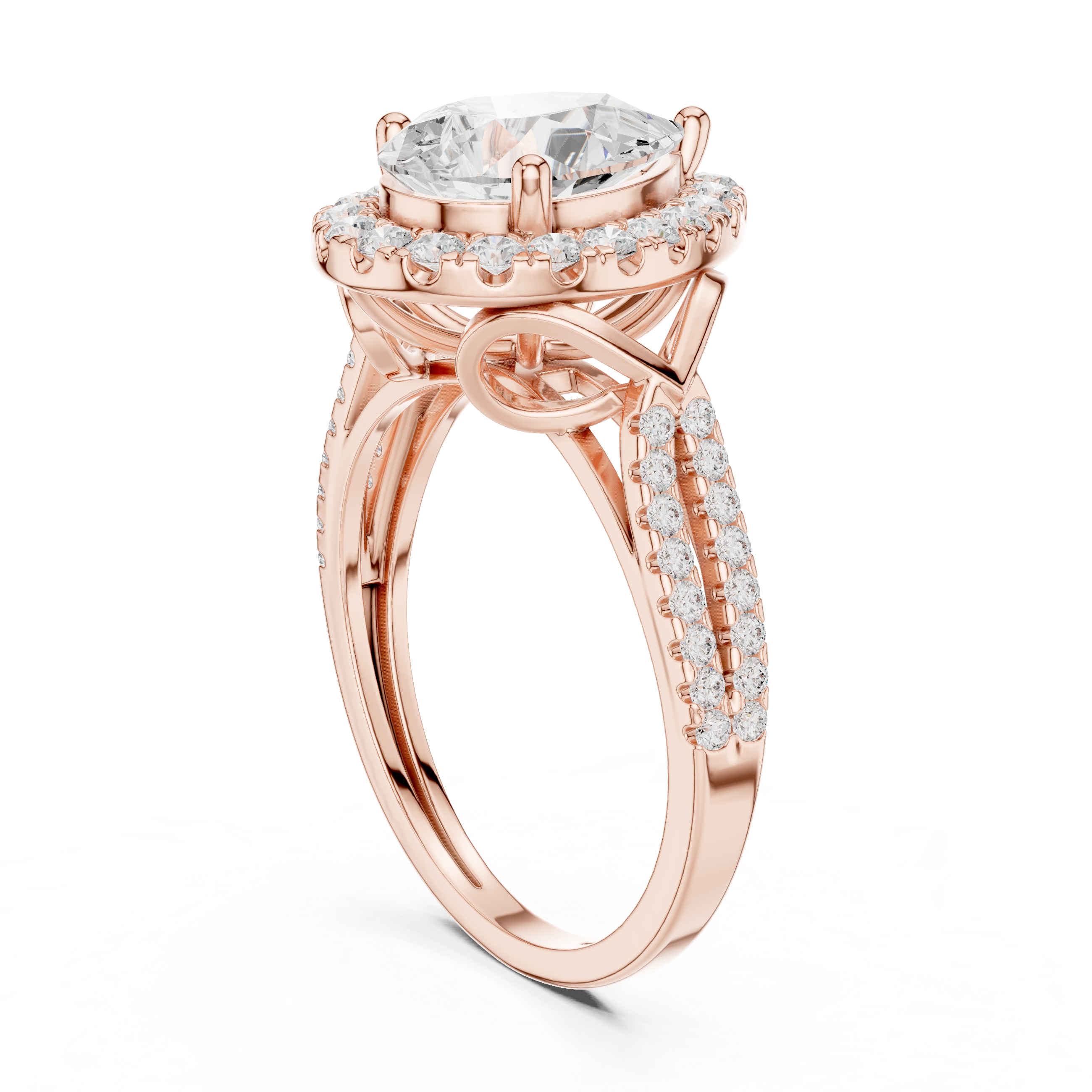 2.344 CT Pear  & Round Lab Grown Diamond Ring | WOKE (Copy)