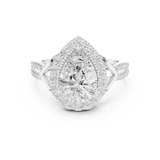 2.344 CT Pear  & Round Lab Grown Diamond Ring | WOKE (Copy)