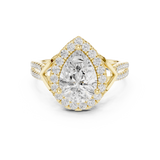 2.344 CT Pear  & Round Lab Grown Diamond Ring | WOKE (Copy)