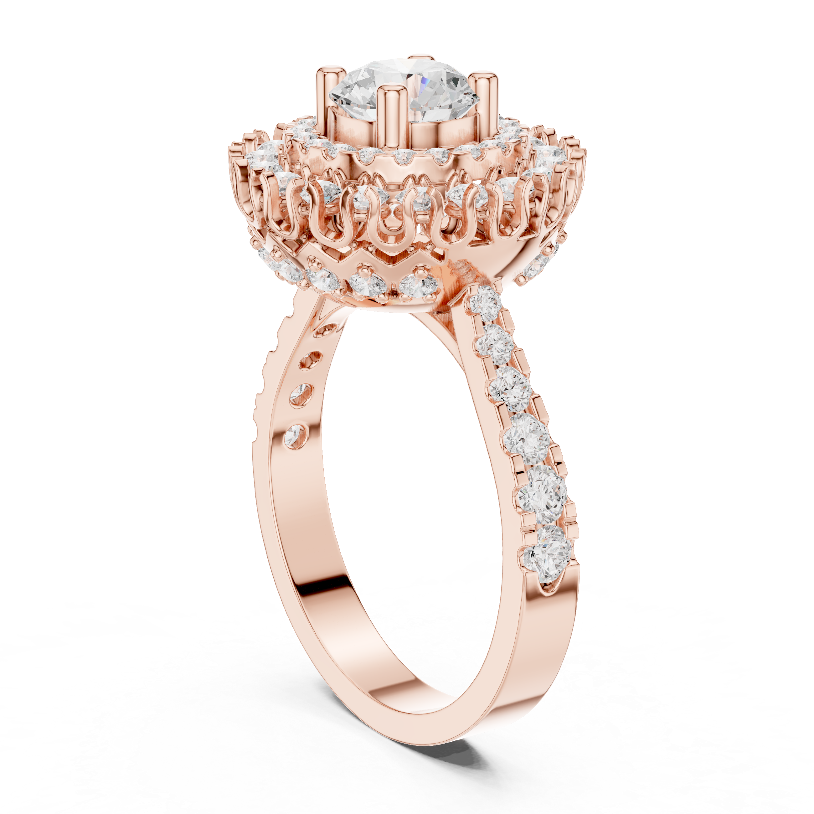 1.948 CT Round Lab Grown Diamond Ring | WOKE