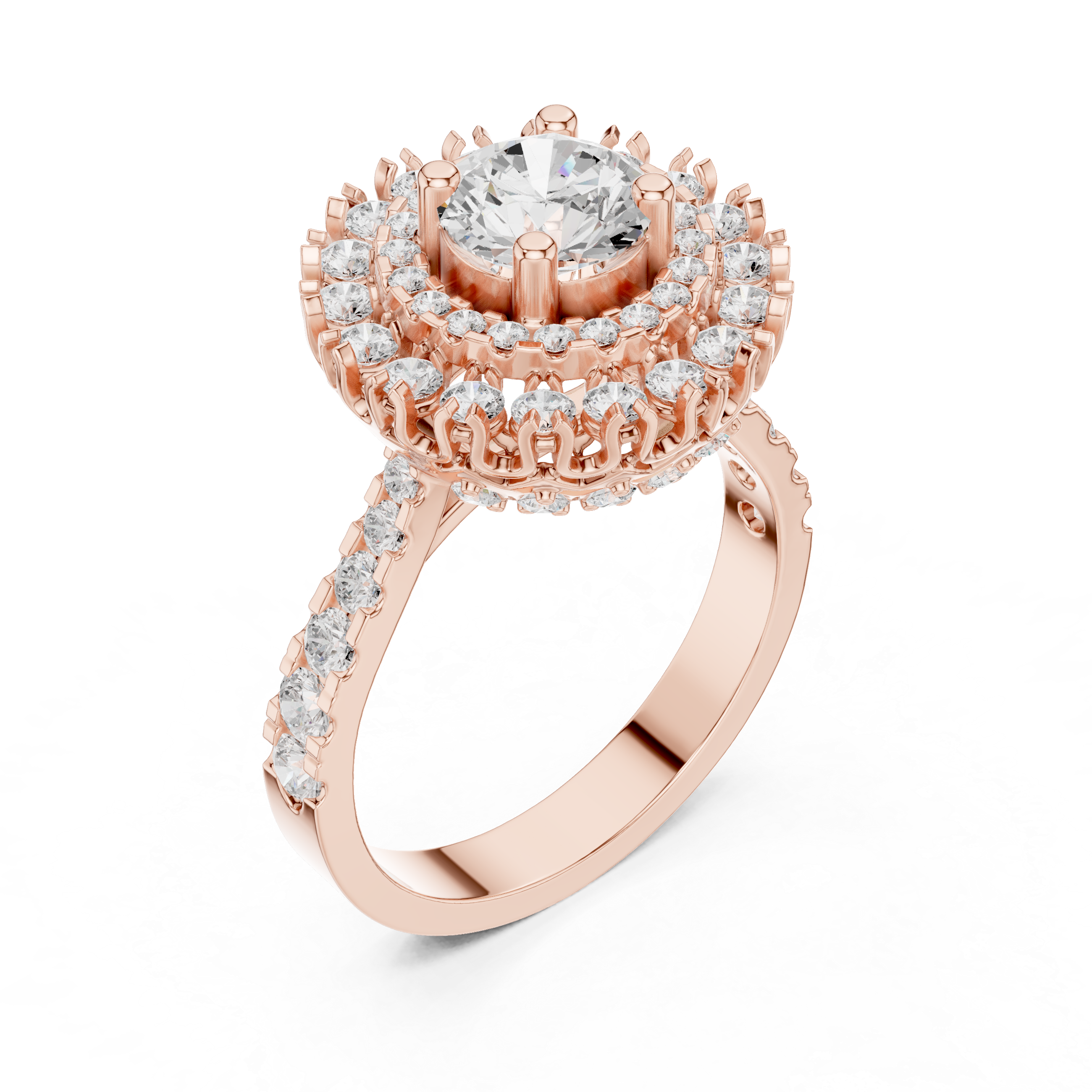 1.948 CT Round Lab Grown Diamond Ring | WOKE