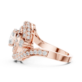 2.85 CT Round Lab Grown Diamond Ring | WOKE
