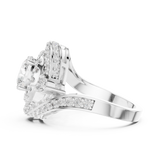 2.85 CT Round Lab Grown Diamond Ring | WOKE