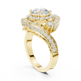 2.85 CT Round Lab Grown Diamond Ring | WOKE