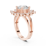 2.44 CT Round Lab Grown Diamond Ring | WOKE