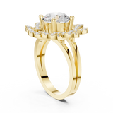 2.44 CT Round Lab Grown Diamond Ring | WOKE