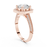 2.448 CT  Round Lab Grown Diamond Ring | WOKE