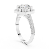 2.448 CT  Round Lab Grown Diamond Ring | WOKE