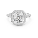 2.448 CT  Round Lab Grown Diamond Ring | WOKE