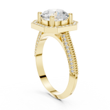 2.448 CT  Round Lab Grown Diamond Ring | WOKE