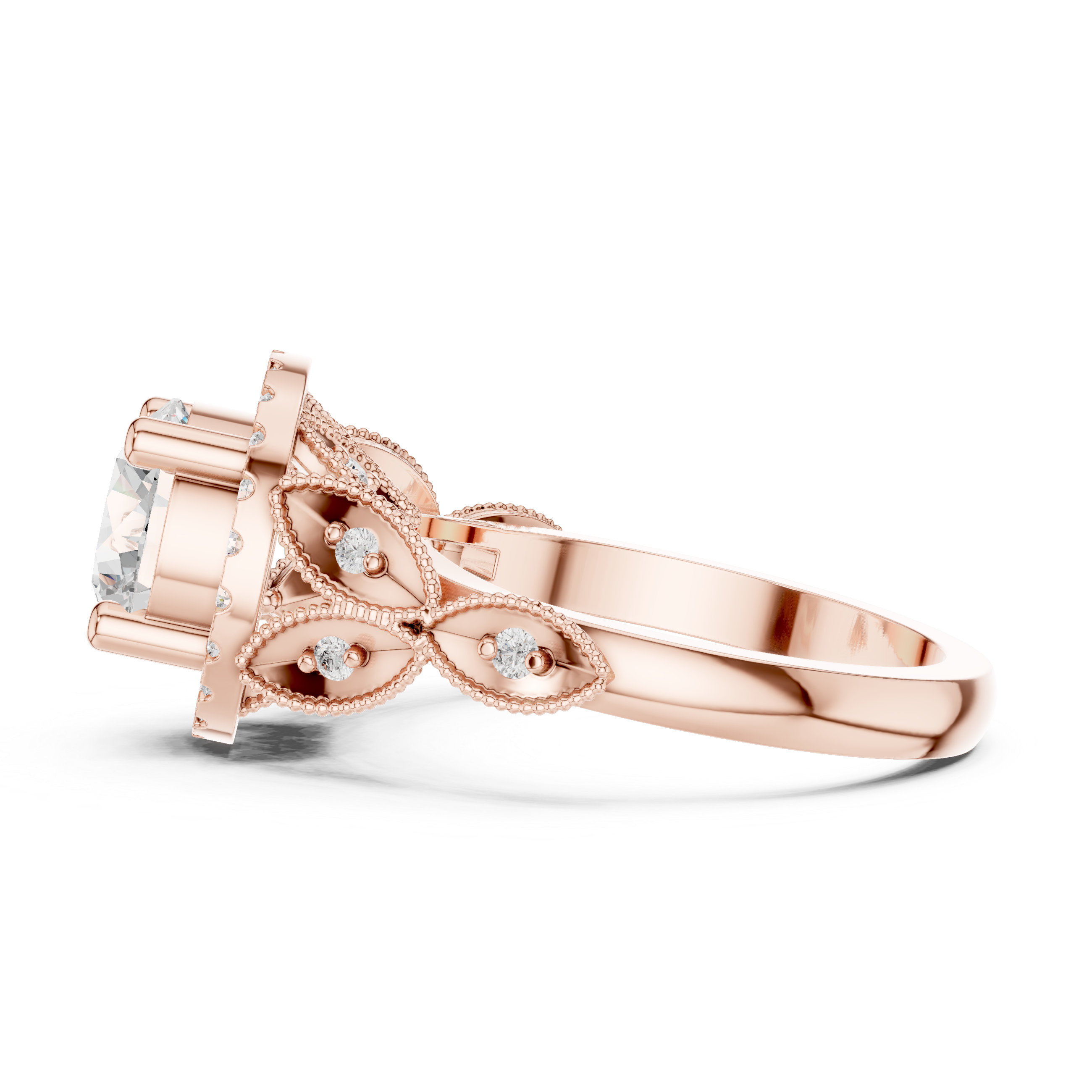 2.332 CT Round Lab Grown Diamond Ring | WOKE