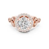 2.332 CT Round Lab Grown Diamond Ring | WOKE