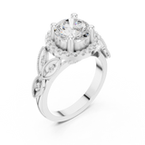 2.332 CT Round Lab Grown Diamond Ring | WOKE