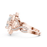 2.424 CT Round Lab Grown Diamond Ring | WOKE