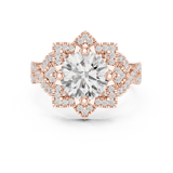 2.424 CT Round Lab Grown Diamond Ring | WOKE