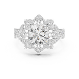 2.424 CT Round Lab Grown Diamond Ring | WOKE