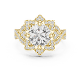 2.424 CT Round Lab Grown Diamond Ring | WOKE