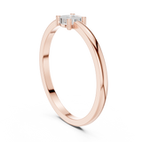 0.018 CT Round Lab Grown Diamond Ring | WOKE