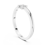 0.018 CT Round Lab Grown Diamond Ring | WOKE