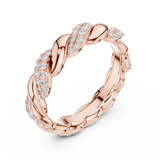 0.658 CT  Round Lab Grown Diamond Ring | WOKE