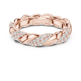 0.658 CT  Round Lab Grown Diamond Ring | WOKE