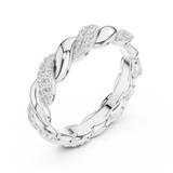 0.658 CT  Round Lab Grown Diamond Ring | WOKE