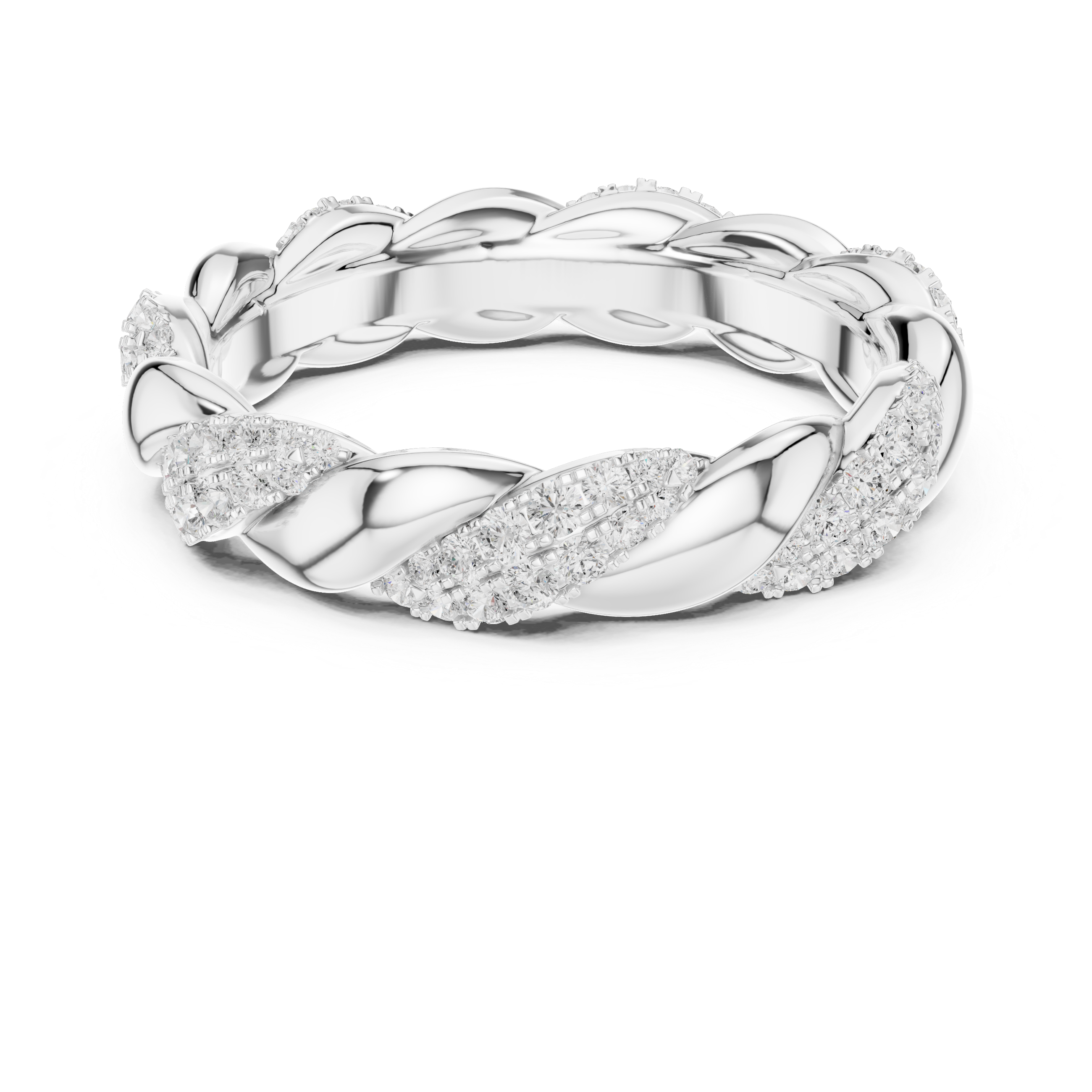 0.658 CT  Round Lab Grown Diamond Ring | WOKE