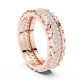 0.9 CT Round Lab Grown Diamond Ring | WOKE