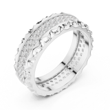 0.9 CT Round Lab Grown Diamond Ring | WOKE