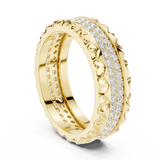 0.9 CT Round Lab Grown Diamond Ring | WOKE