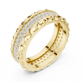 0.9 CT Round Lab Grown Diamond Ring | WOKE