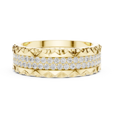 0.9 CT Round Lab Grown Diamond Ring | WOKE