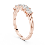0.65 CT Princess Cut Lab Grown Diamond Ring | WOKE