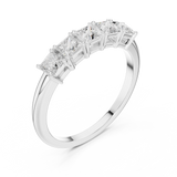 0.65 CT Princess Cut Lab Grown Diamond Ring | WOKE