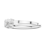 0.65 CT Princess Cut Lab Grown Diamond Ring | WOKE