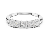 0.65 CT Princess Cut Lab Grown Diamond Ring | WOKE