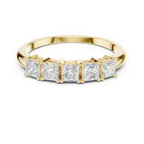 0.65 CT Princess Cut Lab Grown Diamond Ring | WOKE