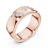 0.32 CT Round Lab Grown Diamond Ring | WOKE