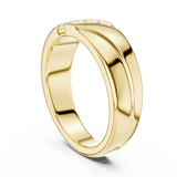 0.16 CT Round Lab Grown Diamond Ring | WOKE