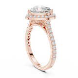 2.712 CT Heart shape Lab Grown Diamond Ring | WOKE
