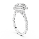 2.712 CT Heart shape Lab Grown Diamond Ring | WOKE