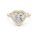 2.712 CT Heart shape Lab Grown Diamond Ring | WOKE