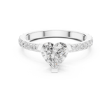 0.42 CT Heart shape Lab Grown Diamond Ring | WOKE
