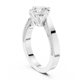 1.962 CT Round Lab Grown Diamond Ring | WOKE