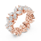 2.1 CT Marquise &  Round Lab Grown Diamond Ring | WOKE