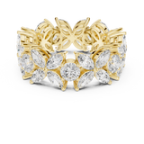 2.1 CT Marquise &  Round Lab Grown Diamond Ring | WOKE