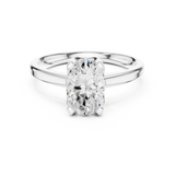 1.4 CT Oval Lab Grown Diamond Ring | WOKE