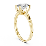 1.4 CT Oval Lab Grown Diamond Ring | WOKE