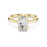 1.4 CT Oval Lab Grown Diamond Ring | WOKE
